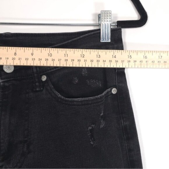 Abercrombie & Fitch Men’s Skinny Advanced Stretch Jeans Distressed Black 29x30 - Picture 6 of 14